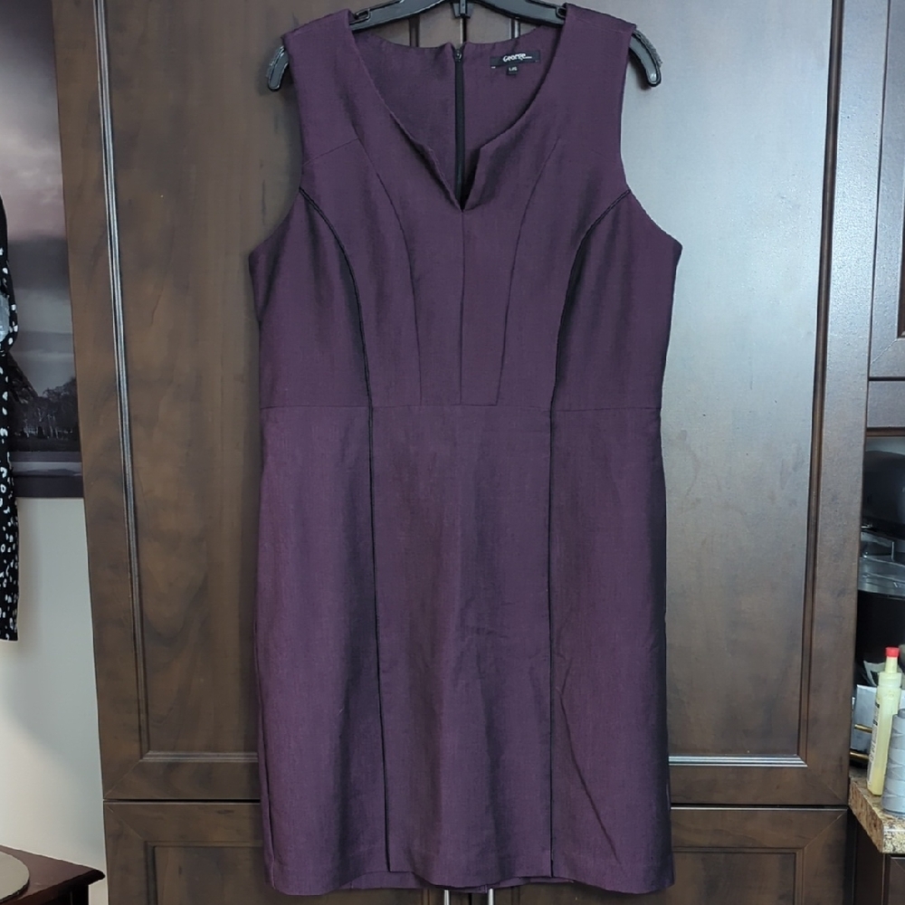 George Deep Purple Mini Dress